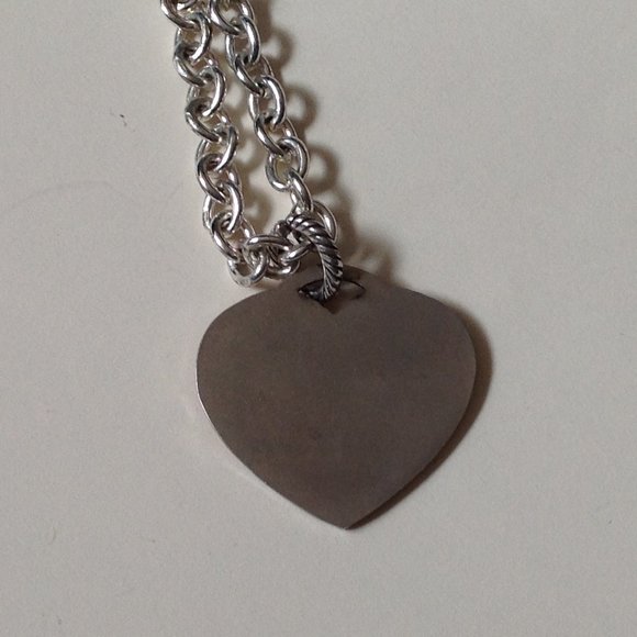 Vintage Enameled Resin Heart Initial "A" Pendant - Picture 3 of 4